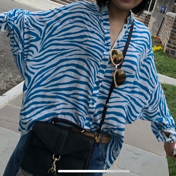 Urban Outfitters Batwing Long Sleeve Shirt, Size S-M - Picture 4 of 16